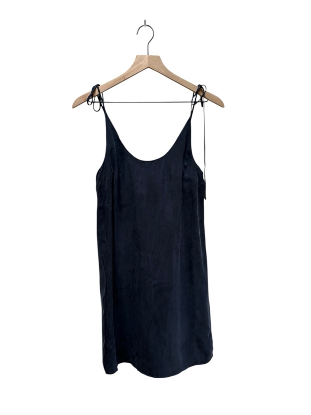 Sadie & Sage Navy Blue Tie-Shoulder Slip Dress